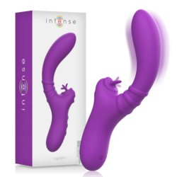 Intense - Harry Vibrador Flexible Con Lengua Morado | Piumer Erotic