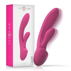 Intense - Luigi Vibrador Rabbit Silicona Liquida Rosa | Piumer Erotic