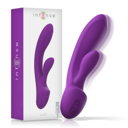 Intense - Luigi Vibrador Rabbit Silicona Liquida Morado | Piumer Erotic