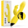 Intense - Toky Vibrador Multifunción Recargable Up & Down Con Estimulador De Clitoris Amarillo | Piumer Erotic