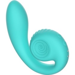 Gizi Estimulador Dual Turquesa de Snail Vibe | Piumer Erotic
