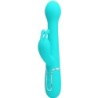 Pretty Love - Dejon Vibrador Rabbit 3 En 1 Multifunción Verde Agua | Piumer Erotic