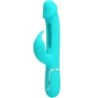 Pretty Love - Kampas Vibrador Rabbit 3 En 1 Multifunción Con Lengua Verde Agua | Piumer Erotic