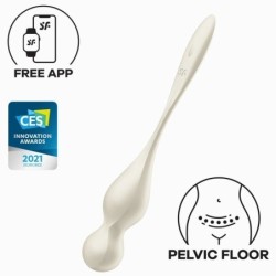 Satisfyer - Love Birds Bolas Kegel Vibradoras Blanco | Piumer Erotic