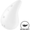 Satisfyer - Dew Drop Vibrador Lay-On Blanco | Piumer Erotic