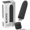 Black & Silver - Geri Bala Vibradora Recargable Por Usb 8 Vibraciones Negro 10 X 2.2 Cm | Piumer Erotic