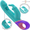 Intense - Mónica Vibrador Rabbit Con Estimulador Rotatorio Del Punto G Azul | Piumer Erotic