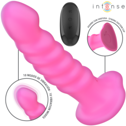 Intense - Cindy Vibrador Talla L Diseño En Espiral 10 Vibraciones Rosa Control Remoto | Piumer Erotic