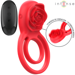 Intense - Gail Rosa Estimuladora 10 Vibraciones Rojo Control Remoto | Piumer Erotic