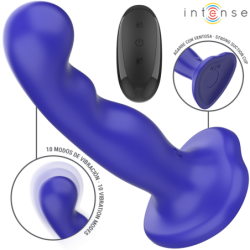 Intense - Shorty Vibrador Con Ventosa Azul Control Remoto | Piumer Erotic