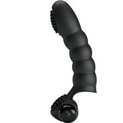 Alexander Vibrador De Dedo 10 Vibraciones Negro de Pretty Love | Piumer Erotic