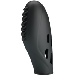 Gilo Vibrador De Dedo Silicona Negro de Pretty Love | Piumer Erotic