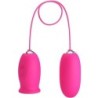 Daisy Huevo Vibrador + Lengua Estimuladora De Clítoris Rosa de Pretty Love | Piumer Erotic