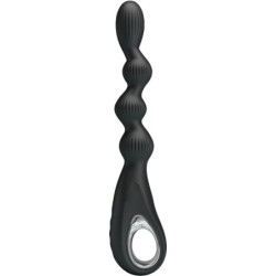 Federer Vibrador Anal 12 Vibraciones Negro de Pretty Love | Piumer Erotic