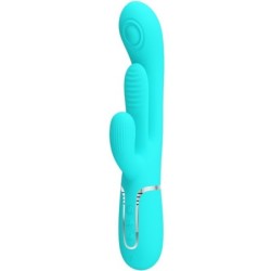 Shania Triple Vibrador Rabbit Multifunción 3 En 1 de Pretty Love | Piumer Erotic