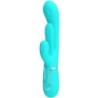 Shania Triple Vibrador Rabbit Multifunción 3 En 1 de Pretty Love | Piumer Erotic