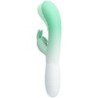 Cerberus Vibrador Rabbit 3O Vibraciones Verde de Pretty Love | Piumer Erotic