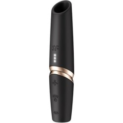 Satisfyer - Perfect Kiss Estimulador Clítoris Por Ondas Negro / Dorado | Piumer Erotic