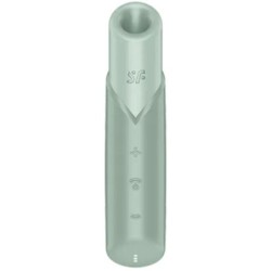 Satisfyer - Naughty Kiss Estimulador Clítoris Por Ondas Verde Agua | Piumer Erotic