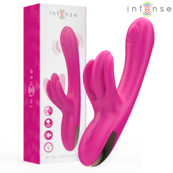 Intense - Britney Vibrador Multifunción Rabbit 23 Cm Rosa | Piumer Erotic