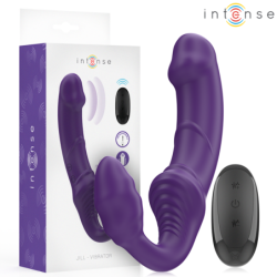 Intense - Jill Vibrador Doble 20 Cm Violeta Control Remoto | Piumer Erotic