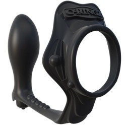 Rock Hard Anillo Potenciador Con Plug Anal de Fantasy C-Ringz | Piumer Erotic