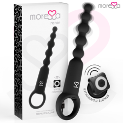 Ronie Potente Rosario Anal Control Remoto Negro de Moressa | Piumer Erotic