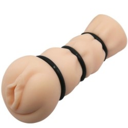 Vagina Masturbador Con Anillos de Crazy Bull | Piumer Erotic