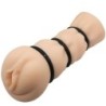Vagina Masturbador Con Anillos de Crazy Bull | Piumer Erotic