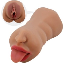 Sarah Masturbador Doble Boca & Vagina Natural de Crazy Bull | Piumer Erotic