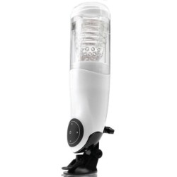 Pdx Mega Bator Usb Masturbador Masculino Vagina Blanco de Extreme Toyz | Piumer Erotic