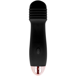 Vibrador Recargable Tres Negro 7 Velocidades de Dolce Vita | Piumer Erotic