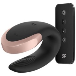 Satisfyer - App Double Love Vibrador Parejas Luxury Negro | Piumer Erotic