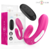 Intense - Janet Estimulador Y Vibrador Dual En Forma De U Con Control Remoto Rosa | Piumer Erotic