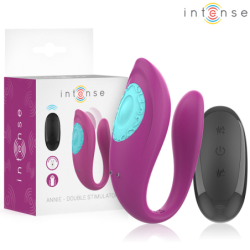 Intense - Annie Estimulador & Vibrador Forma De U Morado Control Remoto | Piumer Erotic