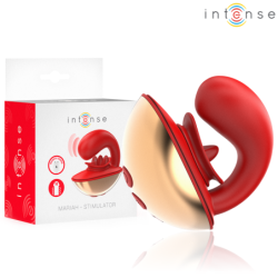 Intense - Mariah Vibrador & Estimulador En Forma De U 10 Vibraciones Rojo | Piumer Erotic
