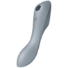 Satisfyer - Curvy Trinity 3 Estimulador Y Vibrador Gris | Piumer Erotic