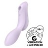 Satisfyer - Curvy Trinity 2 Estimulador Y Vibrador Morado | Piumer Erotic