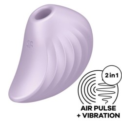 Satisfyer - Pearl Diver Estimulador Y Vibrador Violeta | Piumer Erotic