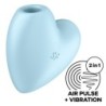 Satisfyer - Cutie Heart Estimulador Y Vibrador Azul | Piumer Erotic