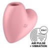 Satisfyer - Cutie Heart Estimulador Y Vibrador Rosa | Piumer Erotic