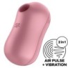 Satisfyer - Cotton Candy Estimulador Y Vibrador Rosa | Piumer Erotic