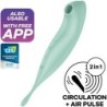 Satisfyer - Twirling Pro+ Estimulador Y Vibrador App Verde | Piumer Erotic