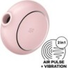 Satisfyer - Pro To Go 3 Estimulador Y Vibrador Doble Rosa | Piumer Erotic