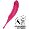 Satisfyer - Twirling Pro Estimulador Y Vibrador Rojo | Piumer Erotic