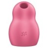 Satisfyer - Pro To Go 1 Estimulador Y Vibrador Doble Rojo | Piumer Erotic