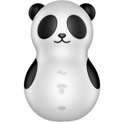Satisfyer - Pocket Panda Estimulador & Vibrador Blanco Y Negro | Piumer Erotic