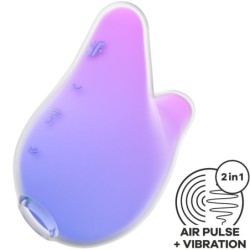 Satisfyer - Mermaid Vibes Estimulador & Vibrador Violeta Y Rosa | Piumer Erotic