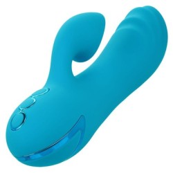 Sunset Beach Seducer Vibrador Y Estimulador 10 Funciones Azul de Calexotics | Piumer Erotic