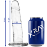 Clear Dildo Transparente 18 Cm -O- 4 Cm de X Ray | Piumer Erotic